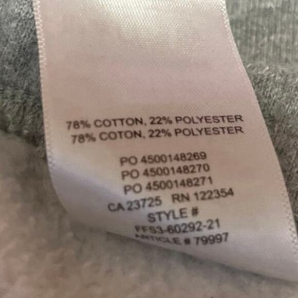 Aritzia TNA Gray Cozy Fleece High Elastic Waist Boyfriend Sweat Lounge Shorts S - Picture 5 of 5